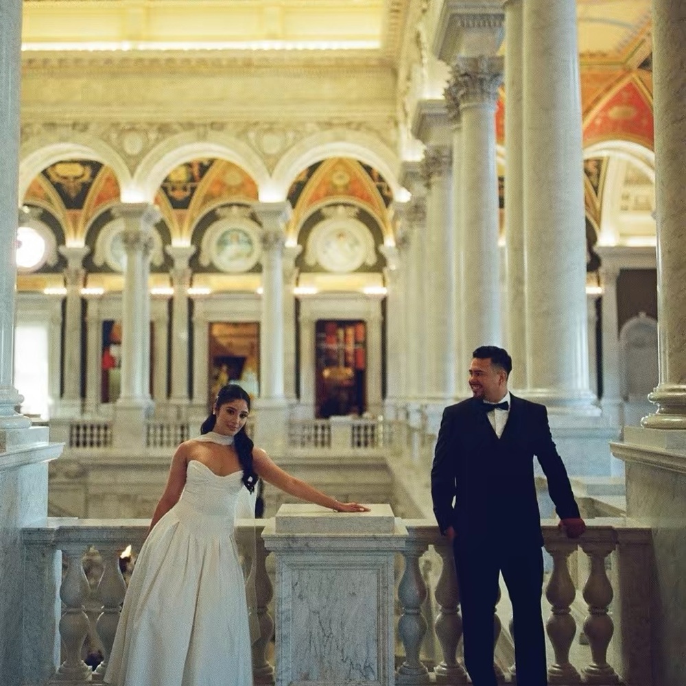 Babyboo Elegant White Strapless Dress, perfect for bridal events - Picture 9 of 9
